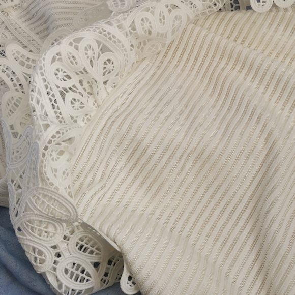 BNWT Self Portrait white lace dress - Picture 7 of 13